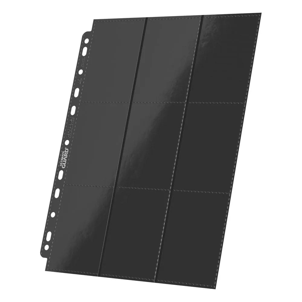 Ultimate Guard 18-Pocket Pages Side-Loading (10 Sheets) - Black